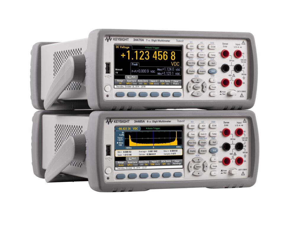 Multimètres 6,5 et 7,5 chiffres de table