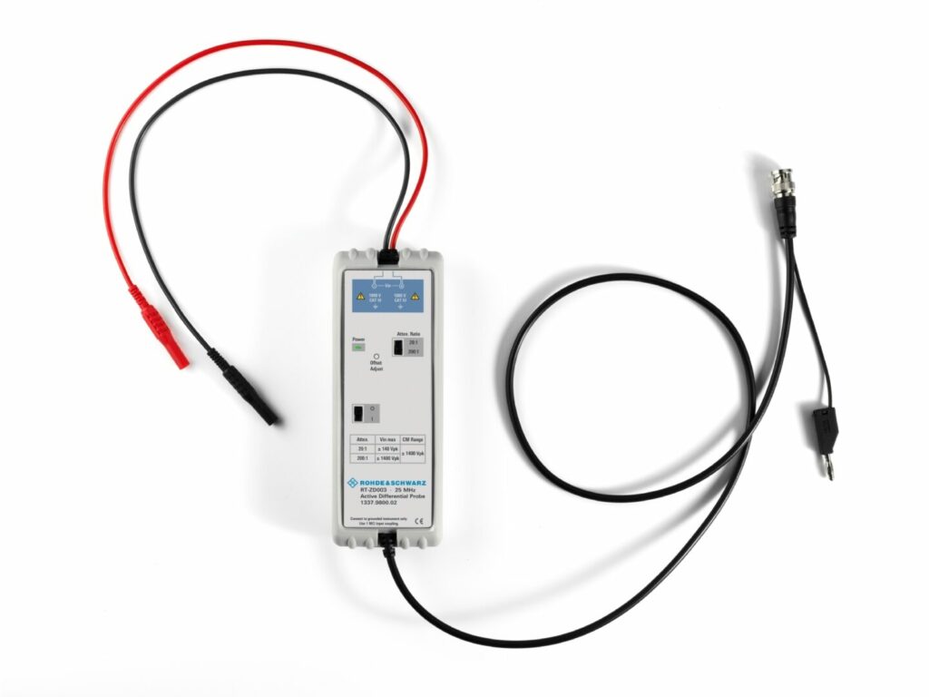 Sondes différentielles haute puissance