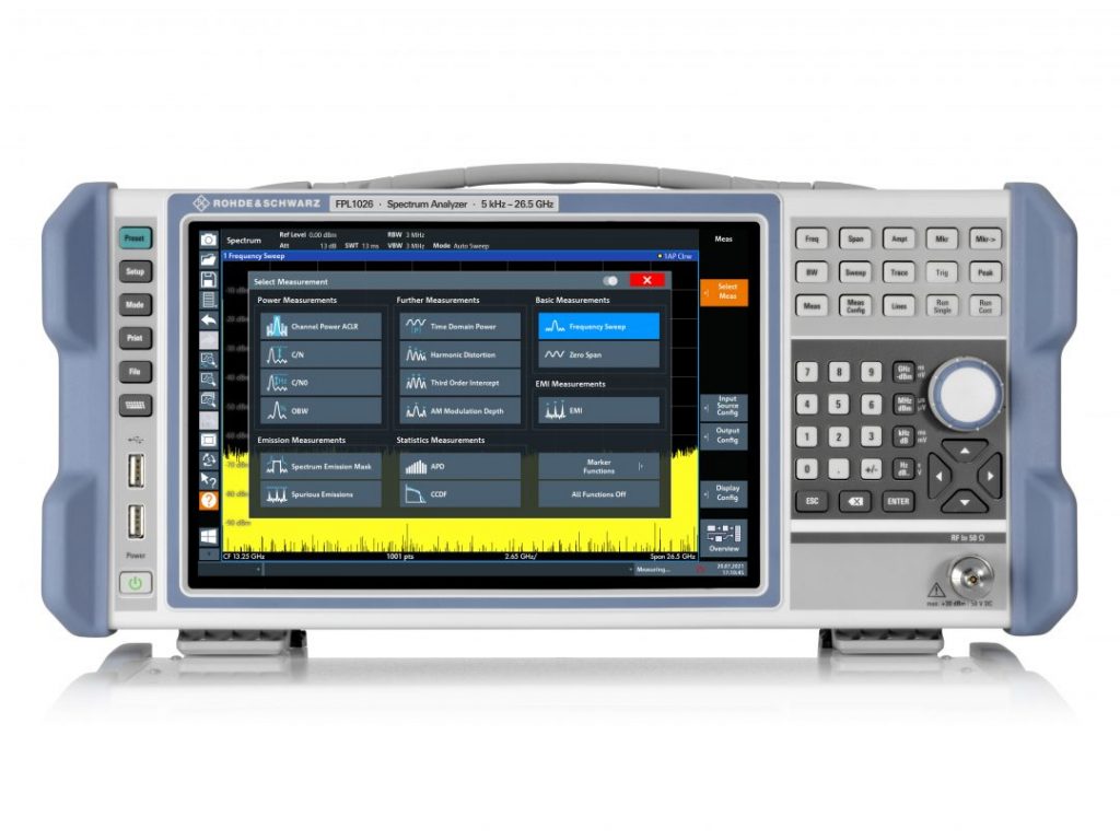 Rohde & Schwarz ajoute de nouvelles plages de fréquences à ses analyseurs de spectres portables