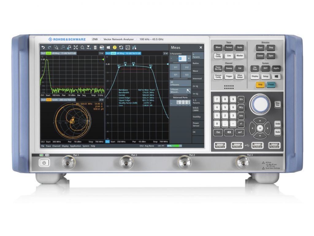 Rohde & Schwarz étend à 43,5 GHz la bande de fréquence maximale de ses analyseurs de réseaux vectoriels R&S ZNB