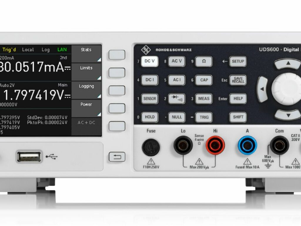 Rohde & Schwarz présente la nouvelle série de multimètres numériques UDS