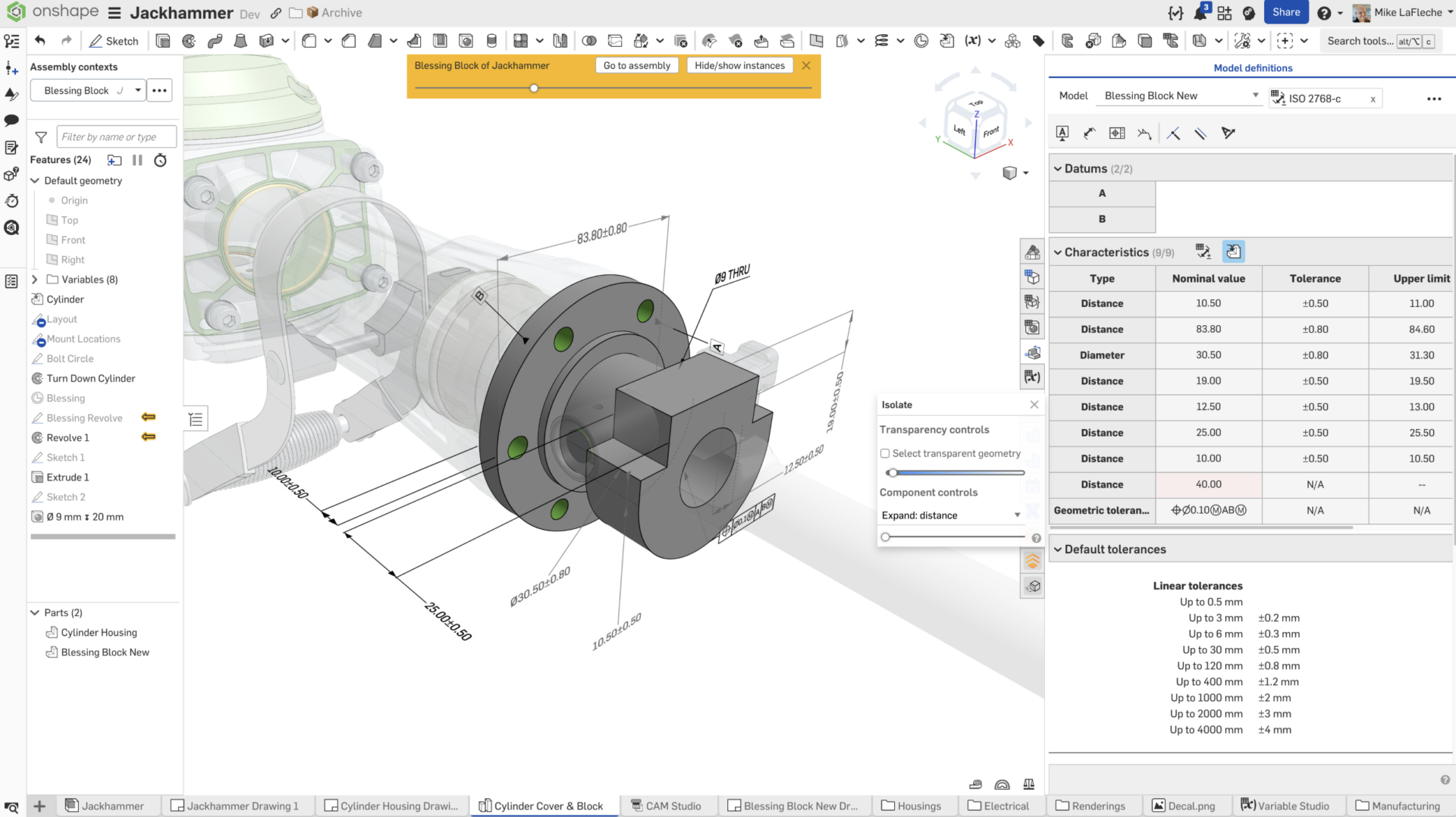 Onshape de PTC s’enrichit de fonctionnalités cloud-natives MBD